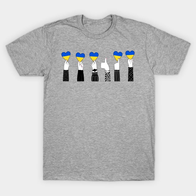 Support Ukraine T-Shirt by julia_printshop